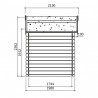 Abri de jardin Solid Traditional Laval S815