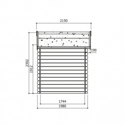 Abri de jardin Solid Traditional Saran S820