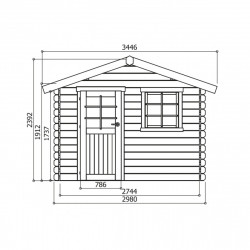 Abri de jardin Solid Traditional Saran S820