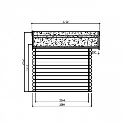 Abri de jardin Solid Traditional Nimes S8311