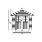 Abri de jardin Solid Traditional Nimes S8311