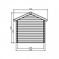 Abri de jardin Solid Traditional Arles S8319