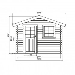 Abri de jardin Solid Traditional Sologne S877