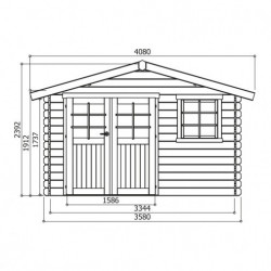 Abri de jardin Solid Traditional Chimay S8275