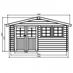 Solid Traditional Niort  - Abri de jardin