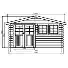 Abri de jardin Solid Traditional Niort S8308