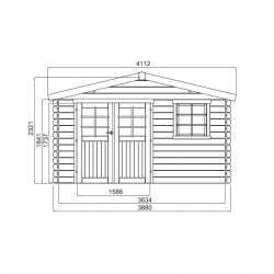 Abri de jardin Solid Traditional Salzburg S8964