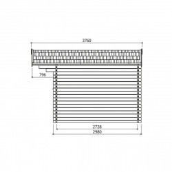 Abri de jardin Solid Traditional Chamonix S8980