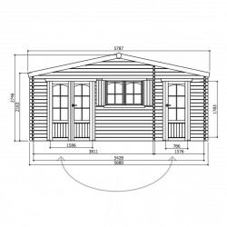 Solid Traditional Rostock S8970 - Abri de jardin