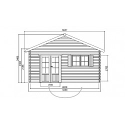 Solid Traditional Weekend S8971 - Abri de jardin