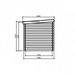 Abri de jardin Solid Modern Passau