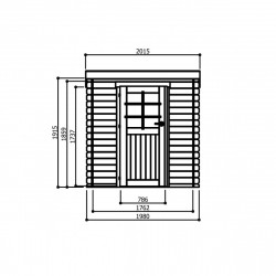 Solid Passau - S8604 - Abri de jardin