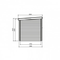 Abri de jardin Solid Modern Stendal S8605