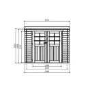 Abri de jardin Solid Modern Stendal S8605