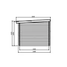 Abri de jardin Solid Modern Hof S8606