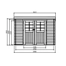 Abri de jardin Solid Modern Jena S8607