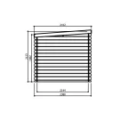 Abri de jardin Solid Modern Nevers S8332