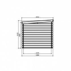 Abri de jardin Solid Modern Riom S8326