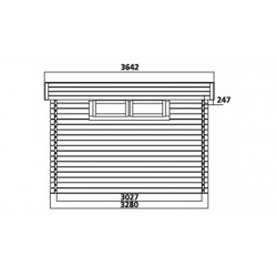 Abri de jardin Solid Modern Viborg S8994