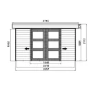 Abri de jardin Solid Modern Sjobo S8716