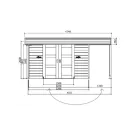 Abri de jardin Solid Modern Larvik S8221