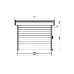 Abri de jardin Solid Modern Malmö S8213