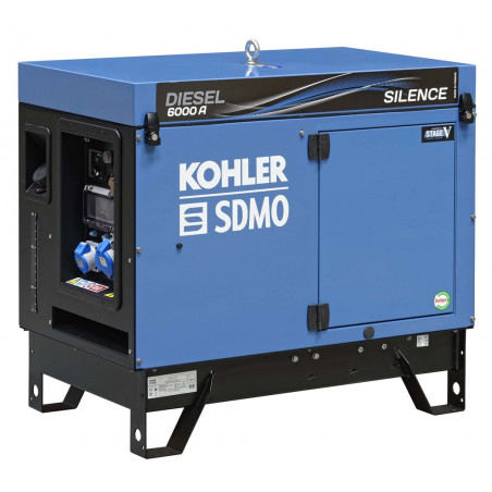 Groupe électrogène Kohler-SDMO DIESEL 6000 A SILENCE C5