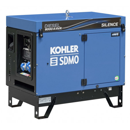 Groupe électrogène Kohler-SDMO DIESEL 6000 A SILENCE AVR C5