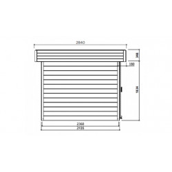 Abri de jardin Solid Modern Stockholm S8217-1