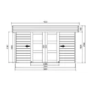 Abri de jardin Solid Modern Stockholm S8217-1