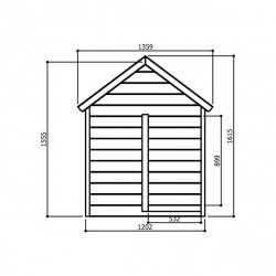 Solid Playhouse traditional - S8400LD - Maisonette enfants