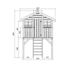 Maisonette enfants Solid Playhouse traditional on stilts S8405LD