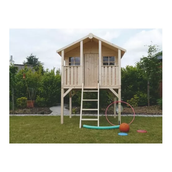Maisonette enfants Solid Playhouse traditional on stilts S8405LD