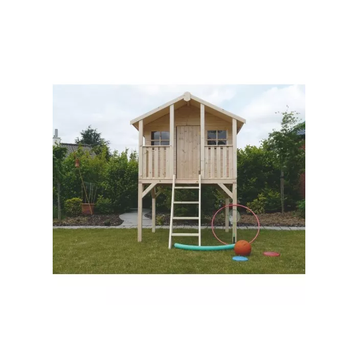 Maisonette enfants Solid Playhouse traditional on stilts S8405LD