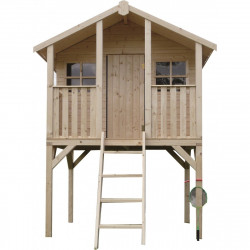 Solid Playhouse traditional on stilts S8405LD - Maisonette enfants