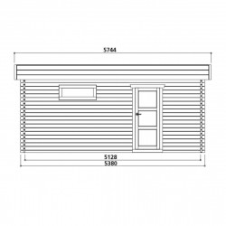 Garage Solid Modern S8935