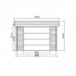 Garage Solid Modern S8935