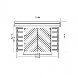 Garage Solid Modern S8993