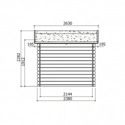 Abri de jardin Solid Arch Dainville S844-1