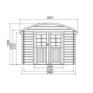 Abri de jardin Solid Arch Dainville S844-1