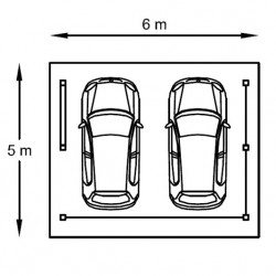 Carport Solid S7758