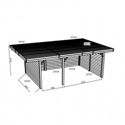 Carport Solid S7757