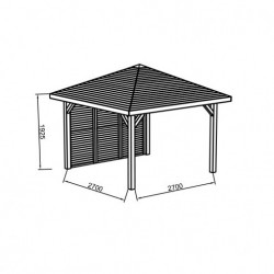 Solid Pavilion S7773 - Kiosque