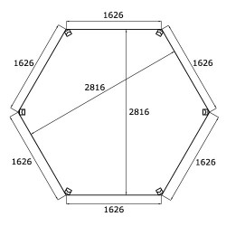 Kiosque Solid Pavilion S7707