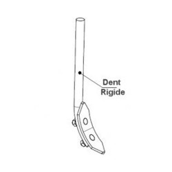 Cultivateur fixe 5 dents rigides