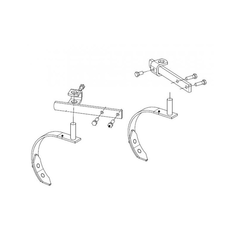 Jeu d'extensibilités pour cultivateur Majar C5C