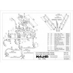 Majar CP7R - Cultivateur pro 7 dents rigides