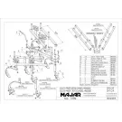 Cultivateur pro 7 dents chisel Majar CP7C