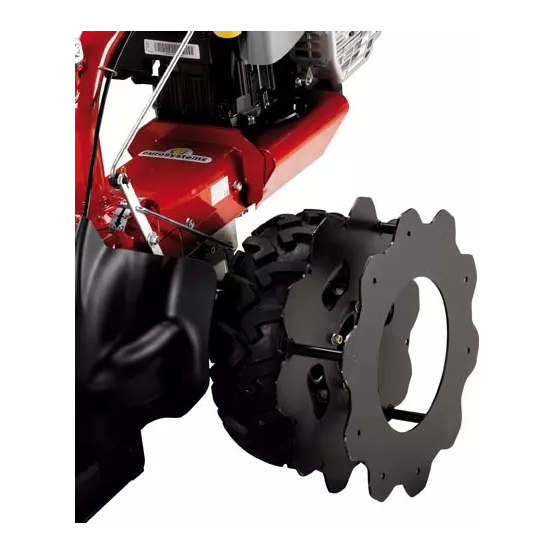 Paire roues en fer Eurosystems Ø 435 mm pour P70