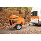 Broyeur thermique Eliet Super Prof Max sur remorque